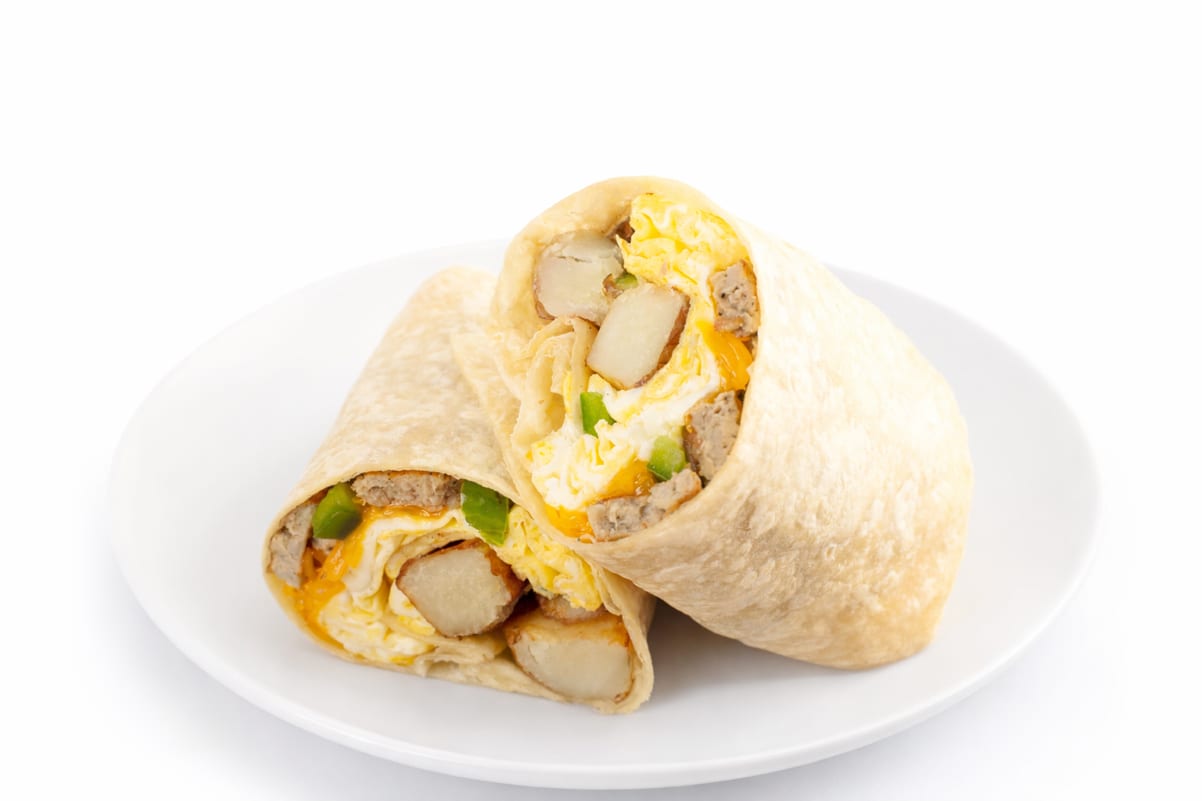 Breakfast Super Burrito.