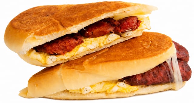 Chorizo, Egg & Cheese Sub.