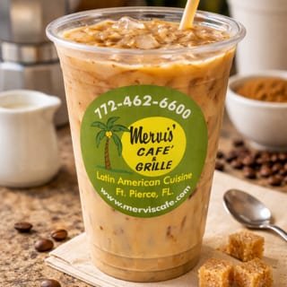 Iced Café Con Leche