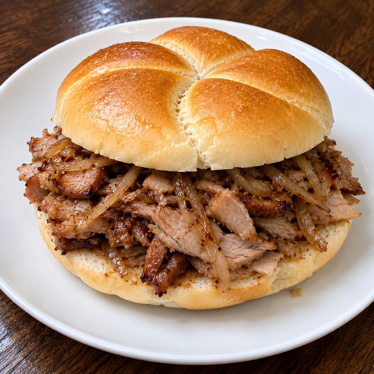 Roasted Pork Sandwich.