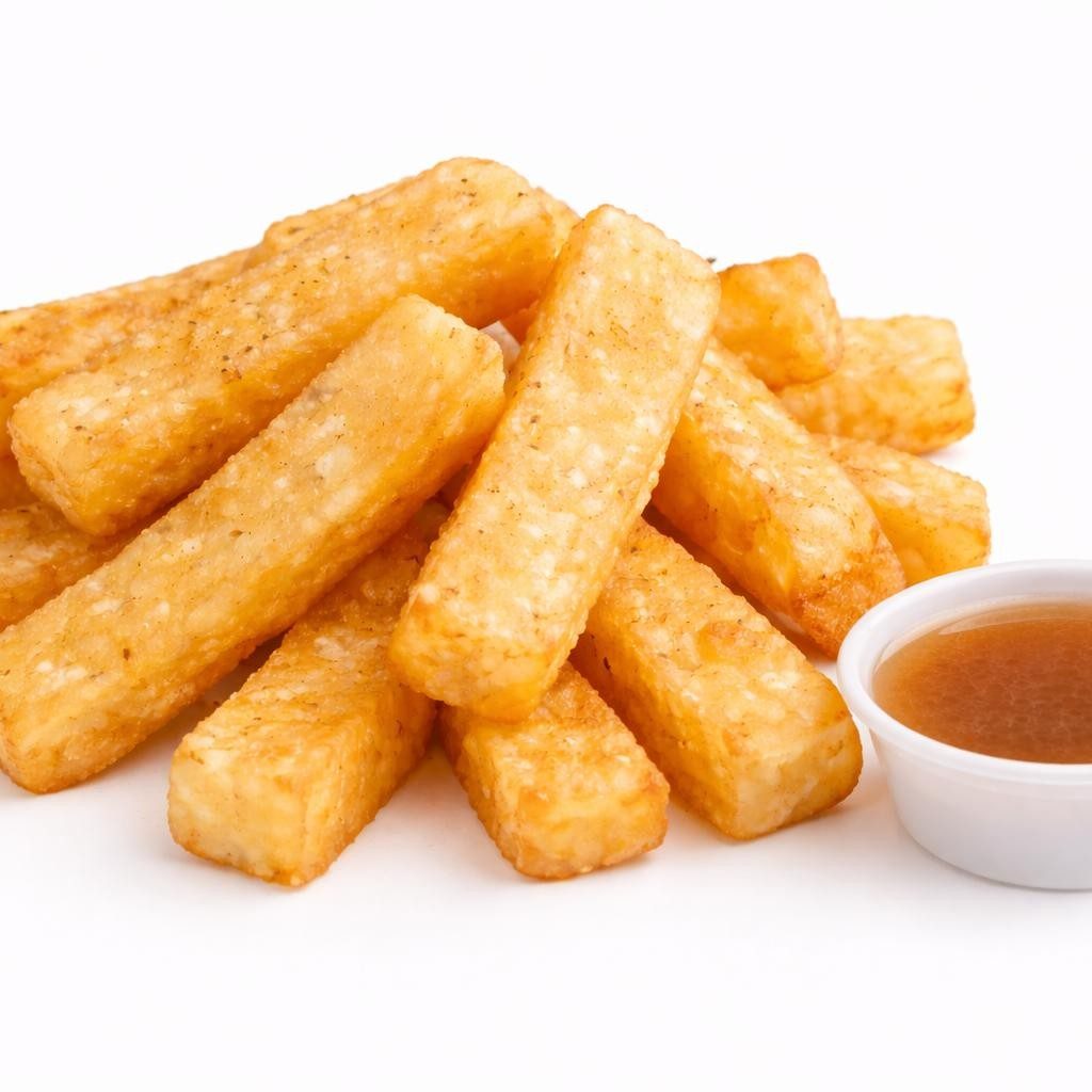 Yucca Fries Served with Mojo.